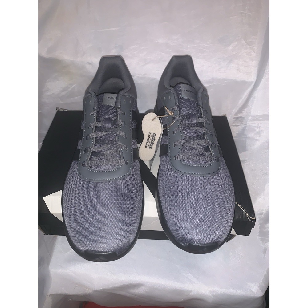 Adidas men Lite Racer 4.0 Shoes  Gray/Black JQ4705 Size 12